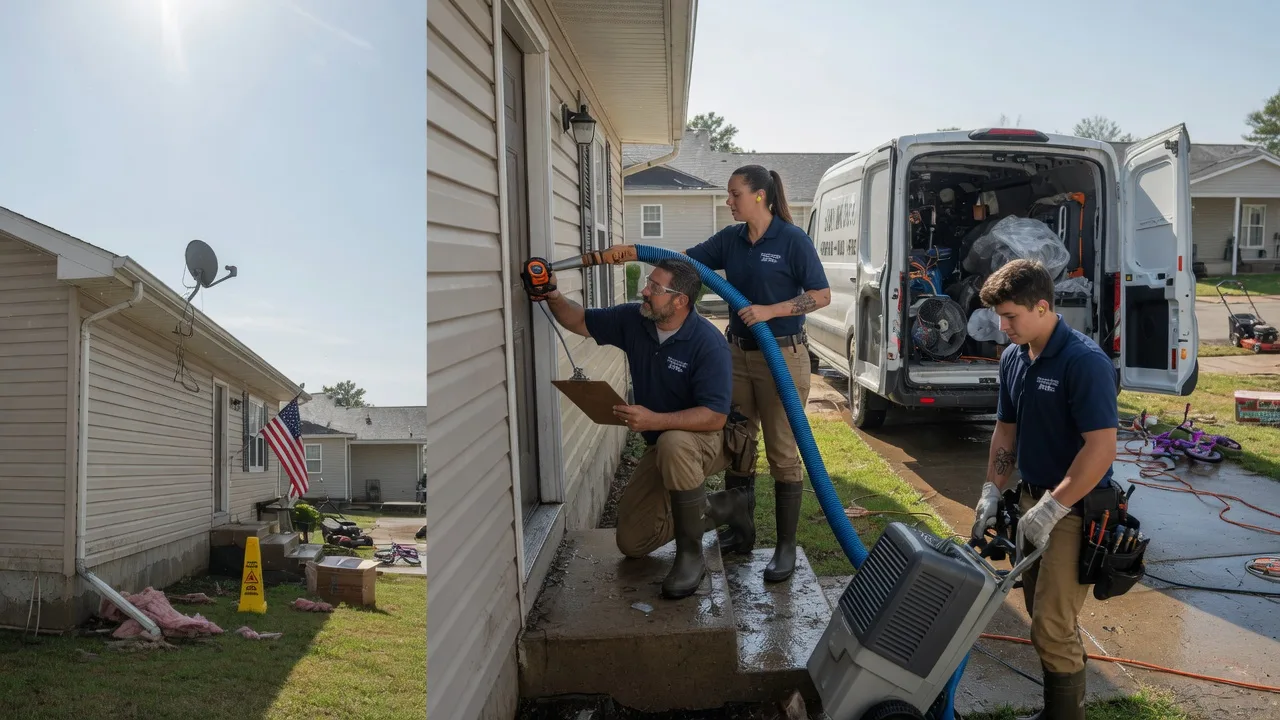 Ceiling Water Damage Restoration in Lodi, WI near me